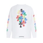 Chrome Hearts White Multicolor Cross Pocket Long Sleeve