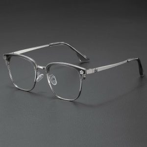 Chrome Hearts Deep I BK/SS Glasses – Silver