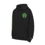 Chrome Hearts Green Horseshoe Cross Pullover Hoodie