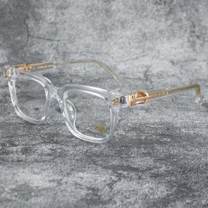 Chrome Hearts Cox Ucker Clear Gold Optical Glasses