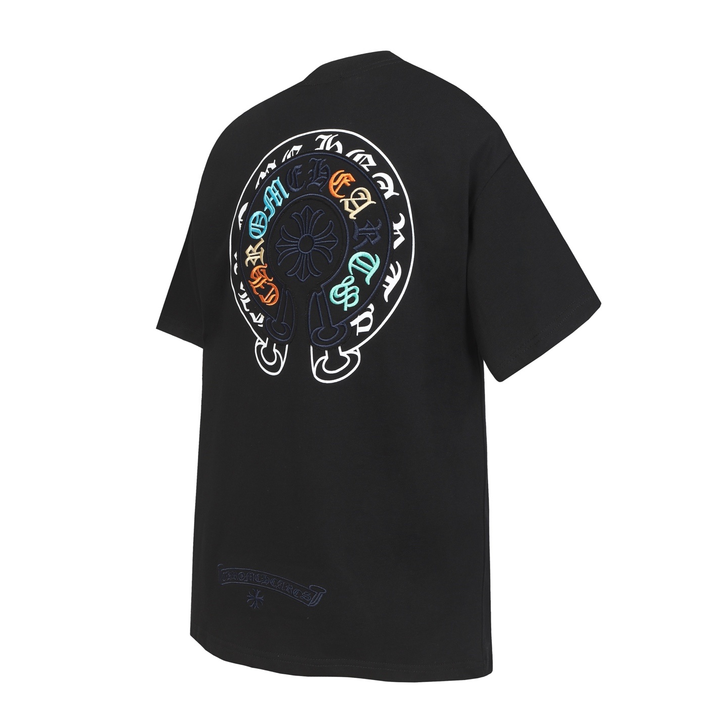 83deba28 Chrome Hearts Black Multicolor Cross Logo T-Shirt