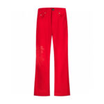 Chrome Hearts Red Tonal Cross Patch Jeans