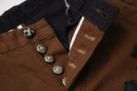 Chrome Hearts Brown Leopard Cross Patch Jeans