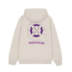 Chrome Hearts Purple Floral Cross Zip-Up Hoodie