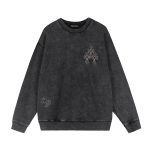Chrome Hearts Washed Grey Multicolor Cross LS