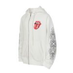 Chrome Hearts x Rolling Stones White Zip-Up Hoodie