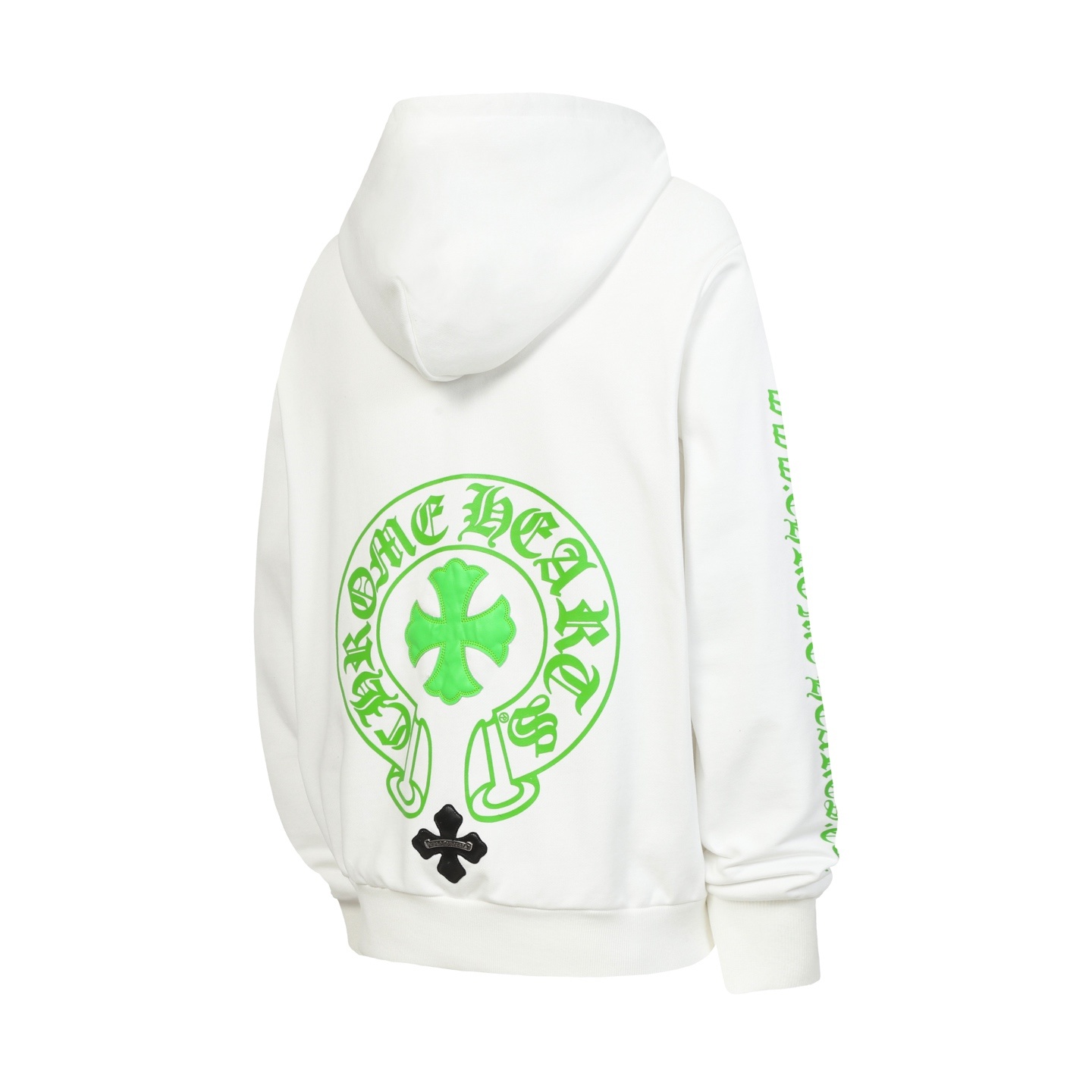 c1a3a729 Chrome Hearts Green Horseshoe Cross Pullover Hoodie