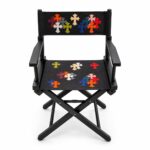 Chrome Hearts Multicolor Cross Director Chair