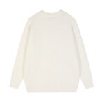 Chrome Hearts Cross Patch White Knit Sweater