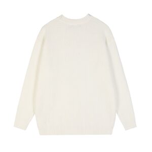 Chrome Hearts Cross Patch White Knit Sweater