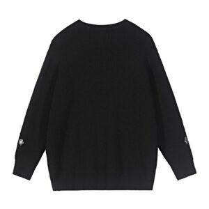 Chrome Hearts Cross Patch Black Knit Sweater