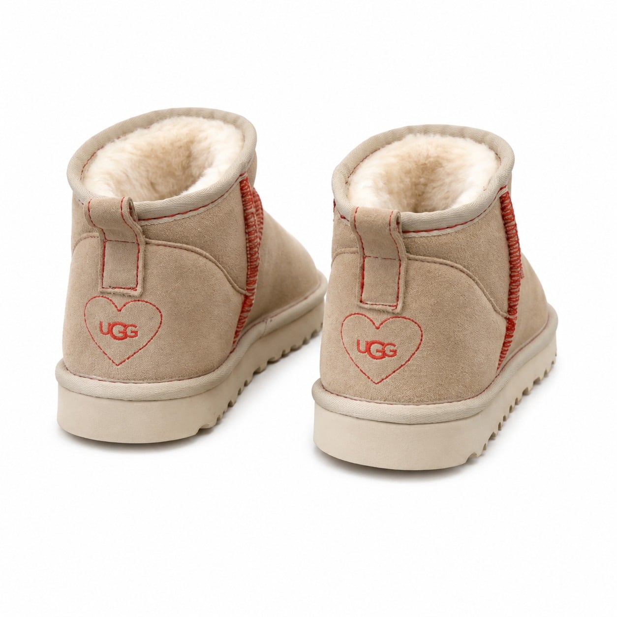Chrome Hearts Beige Suede Classic Mini UGG Boots Chrome Hearts Beige Suede Classic Mini UGG Boots