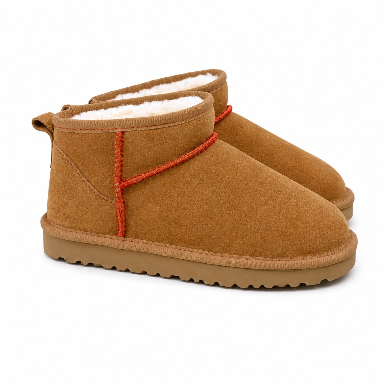 Chrome Hearts Chestnut Suede Classic Mini UGG Boots Chrome Hearts Chestnut Suede Classic Mini UGG Boots