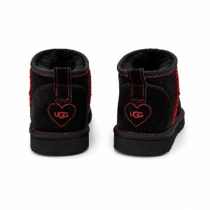 Chrome Hearts Black Classic Mini UGG Boots