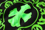 Chrome Hearts Green Horseshoe Cross Pullover Hoodie