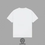 Chrome Hearts White Gothic Black Cross Circle Shirt