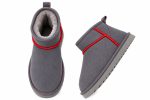Chrome Hearts Grey Suede Mini Ankle UGG Boots