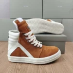Chrome Hearts x Rick Owens Cognac/White Sneakers