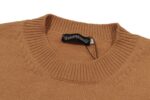 Chrome Hearts Hollywood Triple Cross Knit Sweater Brown