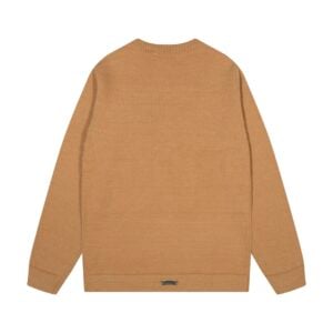 Chrome Hearts Hollywood Triple Cross Knit Sweater Brown