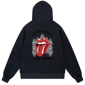 Chrome Hearts Rolling Stones Las Vegas Pullover Hoodie Black