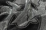 Chrome Hearts Triple Cross Rhinestone Washed T-Shirt Black