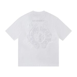 Chrome Hearts Tonal Horseshoe Embroidered T-Shirt White