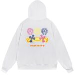 Chrome Hearts Triple Horseshoe Cross Pullover Hoodie White