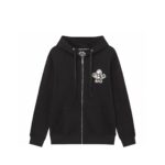 Chrome Hearts FOTI Skull Graphic Zip-Up Hoodie Black