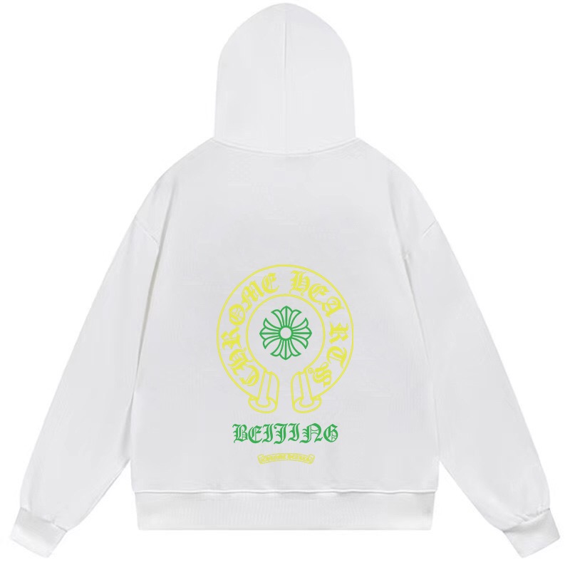 533854e1 Chrome Hearts Beijing Horseshoe Pullover Hoodie White