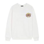 Chrome Hearts Cartoon Horseshoe Long Sleeve White