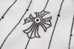 Chrome Hearts Rhinestone Cross Sunburst T-Shirt White