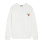 Chrome Hearts x LV Multicolor Logo Crewneck White