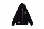 Chrome Hearts Dagger Crest Zip-Up Hoodie Black