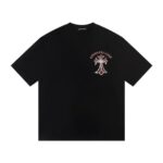 Chrome Hearts Floral Cross Graphic T-Shirt Black