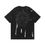 Chrome Hearts Rhinestone Horseshoe Splatter T-Shirt Black