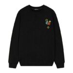 Chrome Hearts x LV Multicolor Logo Crewneck Black