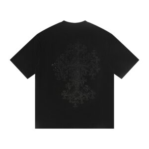Chrome Hearts Rhinestone Multi Cross T-Shirt Black