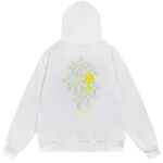 Chrome Hearts Yellow Cross Garden Pullover Hoodie White