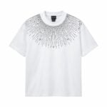 Chrome Hearts Starburst Rhinestone T-Shirt White