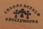 Chrome Hearts Hollywood Triple Cross Knit Sweater Brown