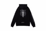 Chrome Hearts Dagger Crest Zip-Up Hoodie Black