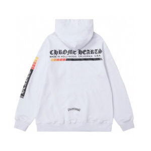 Chrome Hearts Hollywood Gradient Pullover Hoodie White