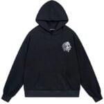 Chrome Hearts Cross Cluster Horseshoe Pullover Hoodie Black