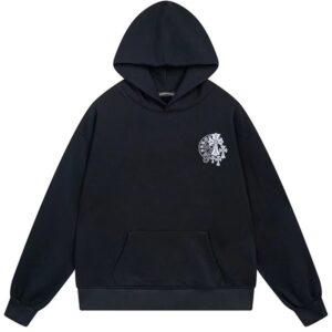 Chrome Hearts Cross Cluster Horseshoe Pullover Hoodie Black