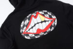 Chrome Hearts Smile Graphic Pullover Hoodie Black