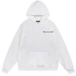 Chrome Hearts Cross Pattern Graphic Pullover Hoodie White