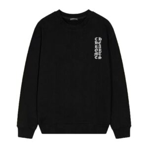 Chrome Hearts Ornate Floral Cross Crewneck Sweatshirt Black