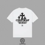 Chrome Hearts Triple Cross Back Print Shirt White