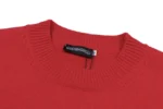Chrome Hearts Hollywood Triple Cross Knit Sweater Red